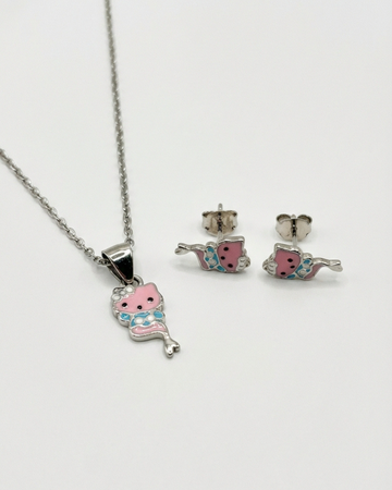 925 Kids Pendant Set
