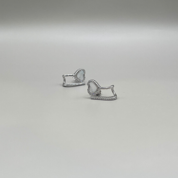 Shimmer Heart 925 Earrings